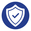 Icon linking to content supporting the integrity and safety of systems and data