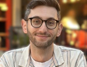 Man wearing glasses