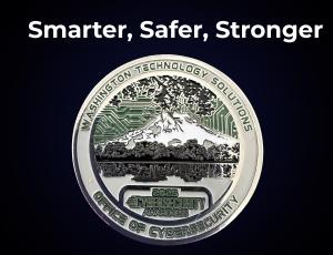 Smarter, Safer, Stronger - challenge coin image