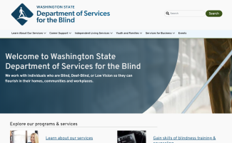 DSB.wa.gov website homepage screenshot