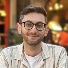 Man wearing glasses
